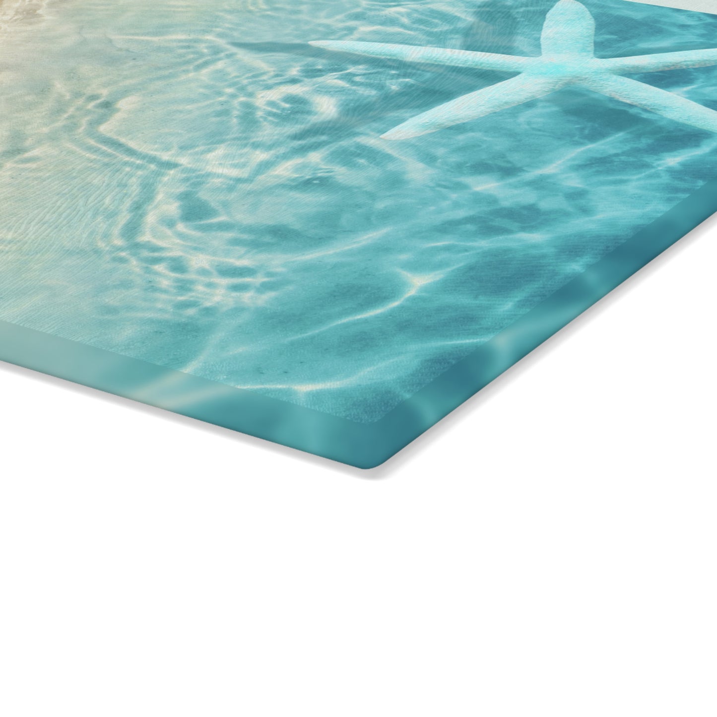 Beach Glass Cutting Board – “Life Is Better at the Beach”