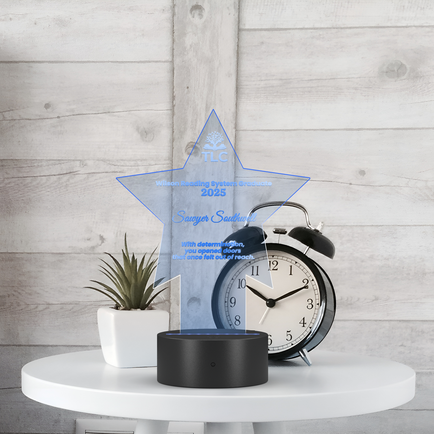 TLC Wilson Graduate Acrylic Plaque