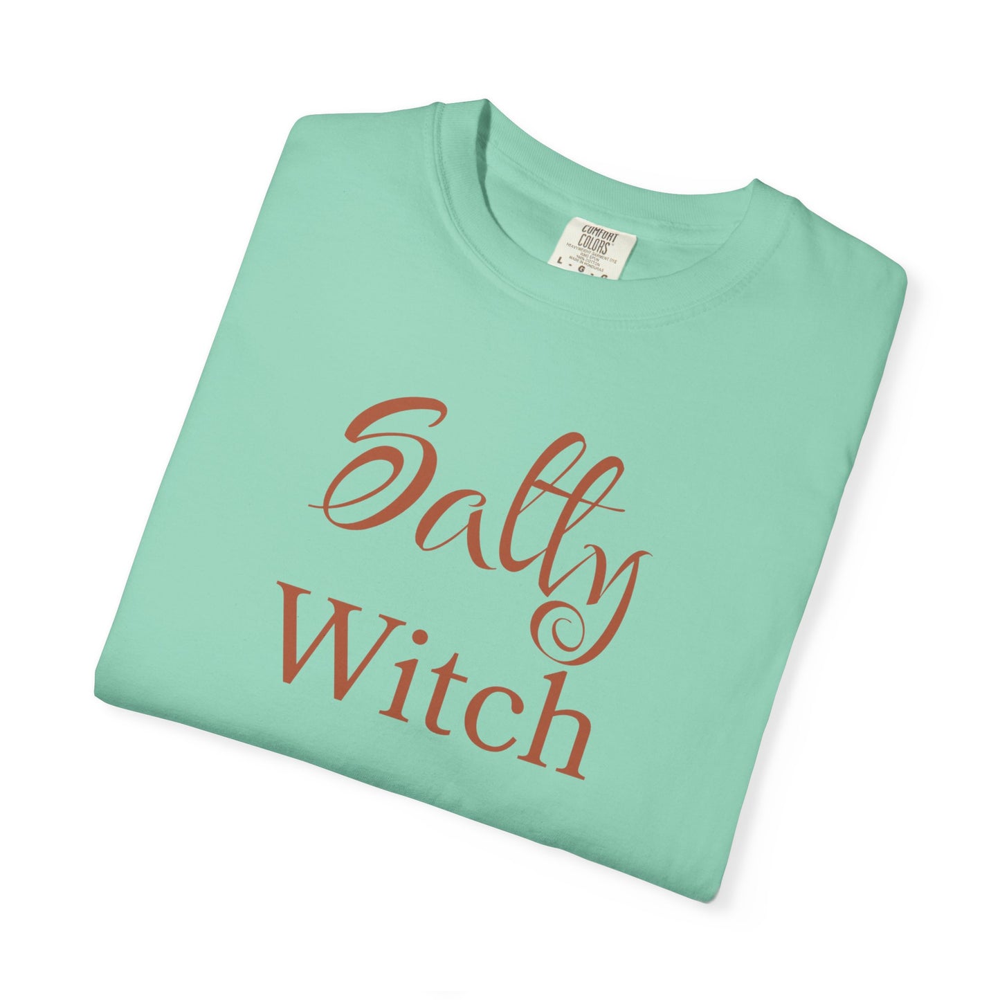 Salty Witch Comfort Colors® Coastal Fall T-Shirt – Premium Boutique Halloween Tee