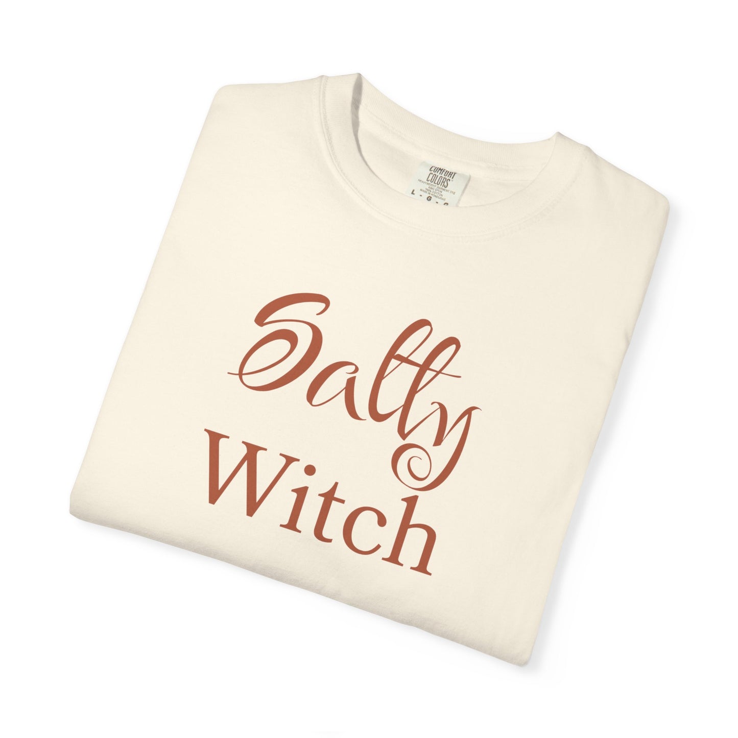 Salty Witch Comfort Colors® Coastal Fall T-Shirt – Premium Boutique Halloween Tee