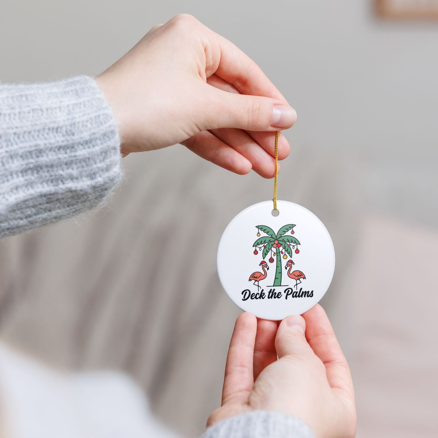 DECK THE PALMS ORNAMENT