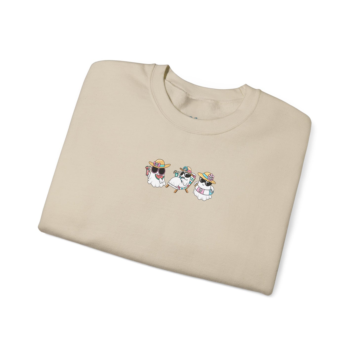 Beach Ghosts Sweatshirt – Cute Coastal Halloween Vibes