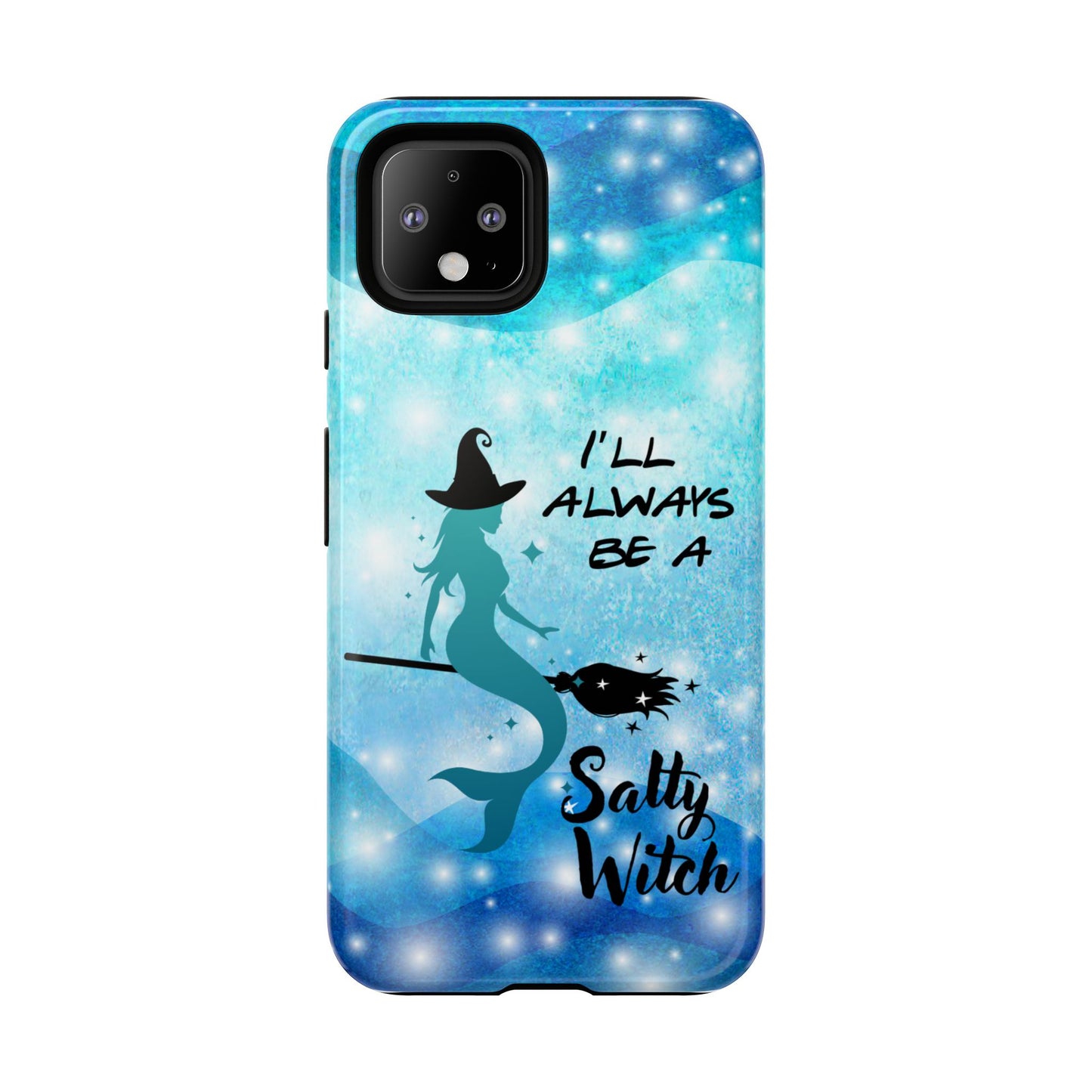 Salty Witch Mermaid Google Pixel Case – Protective Dual Layer Phone Cover for Multiple Pixel Models, Glossy Finish