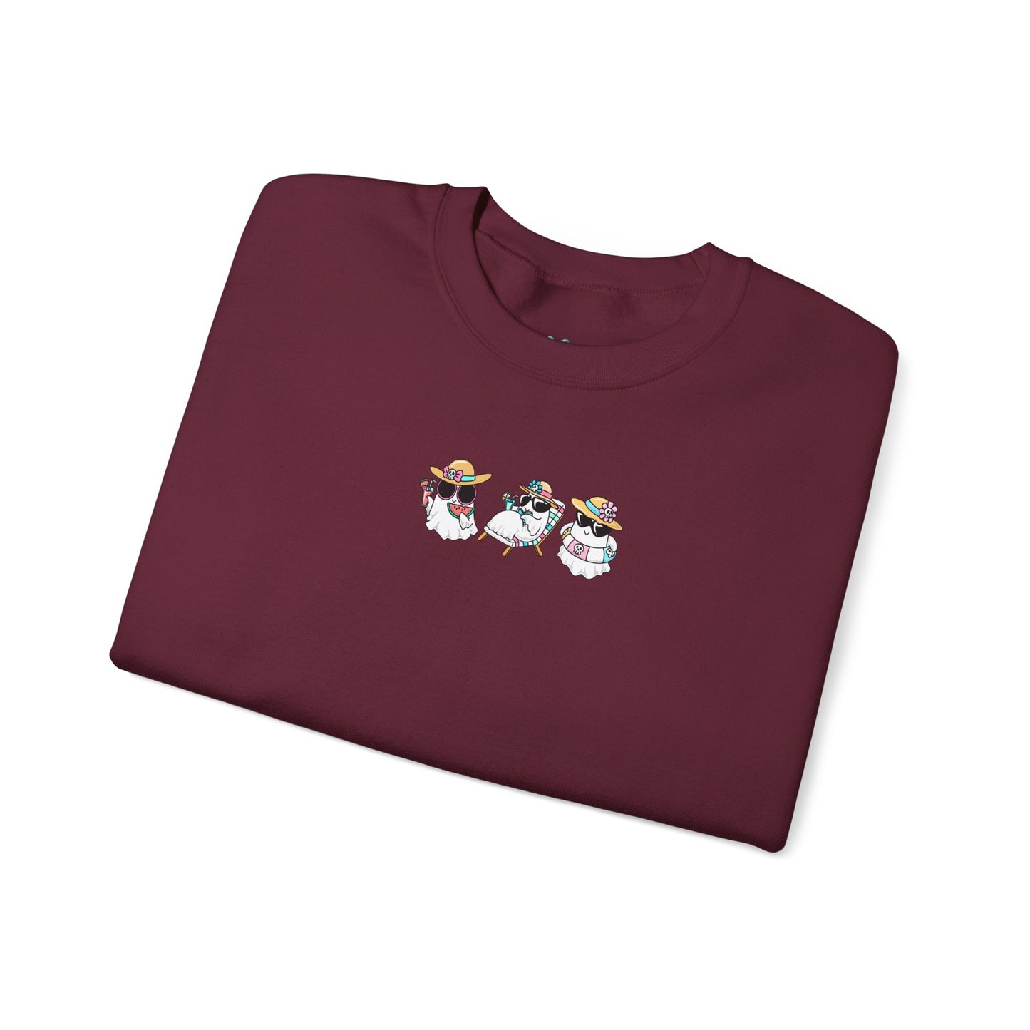 Beach Ghosts Sweatshirt – Cute Coastal Halloween Vibes