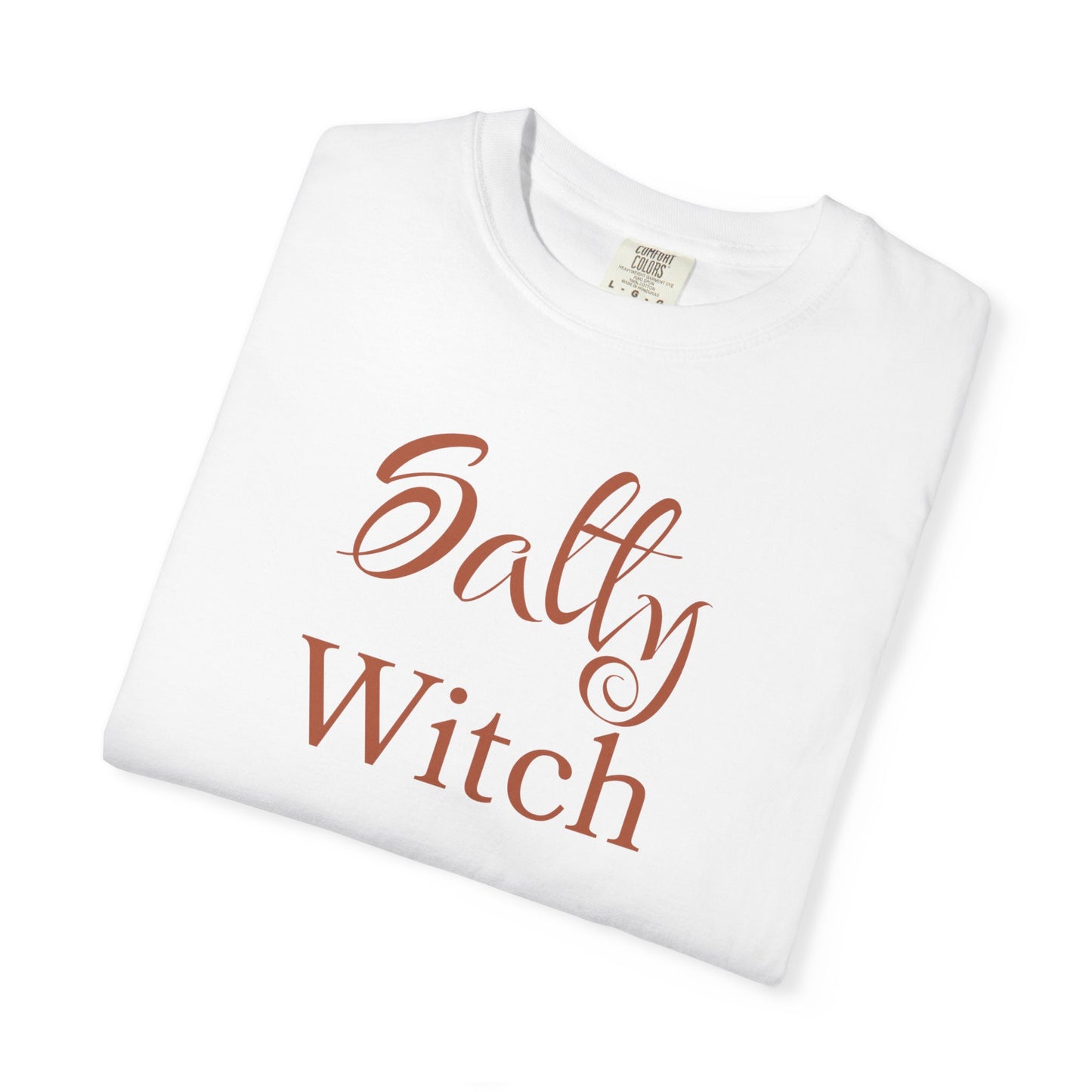 Salty Witch Comfort Colors® Coastal Fall T-Shirt – Premium Boutique Halloween Tee