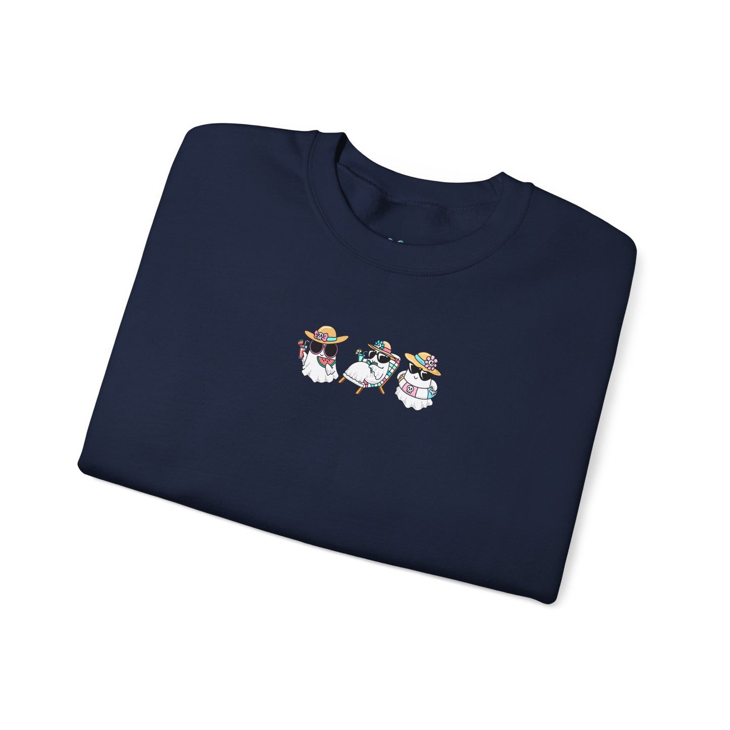 Beach Ghosts Sweatshirt – Cute Coastal Halloween Vibes