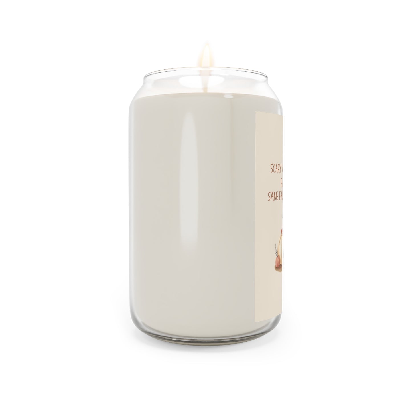 Funny Fall Candle – Pumpkin Spice & Coastal Autumn Vibes – “Same Fall Sh*t, Just With Sand”