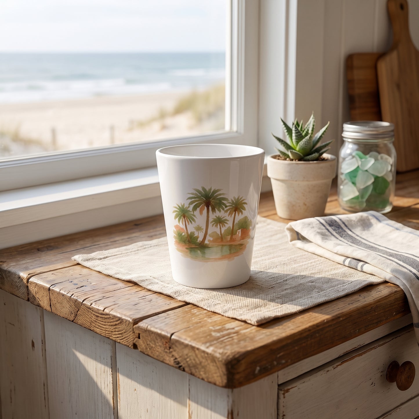 COASTAL RESORT LATTE MUG