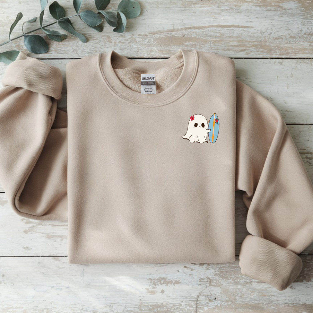 Surfing Ghost Crewneck Sweatshirt