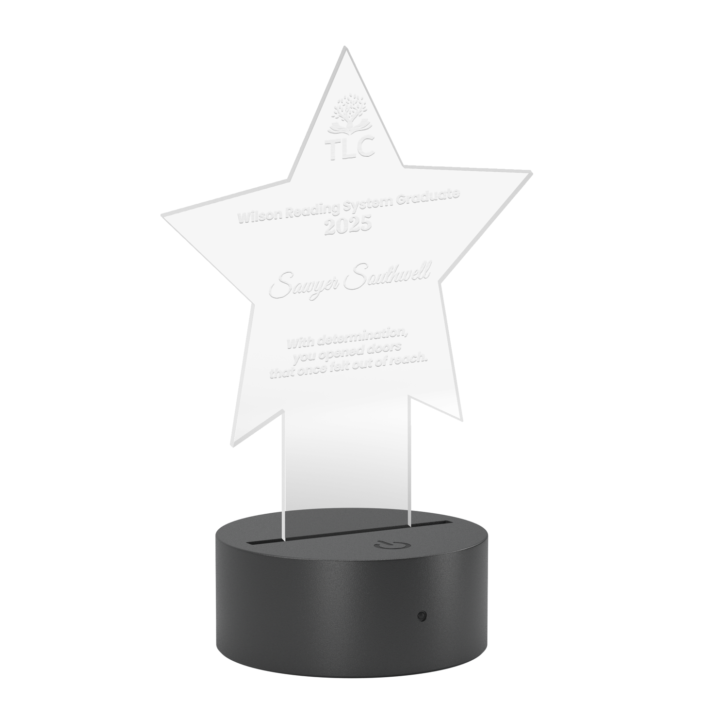 TLC Wilson Graduate Acrylic Plaque