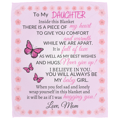 Daughter Gifts| To My Daughter Blanket from Mom