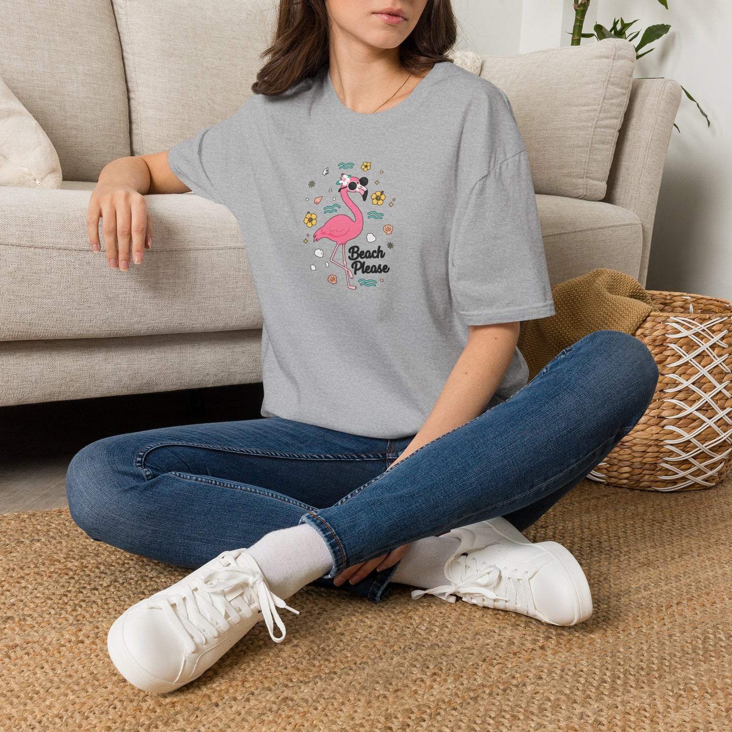 FLAMINGO BEACH PLEASE TEE