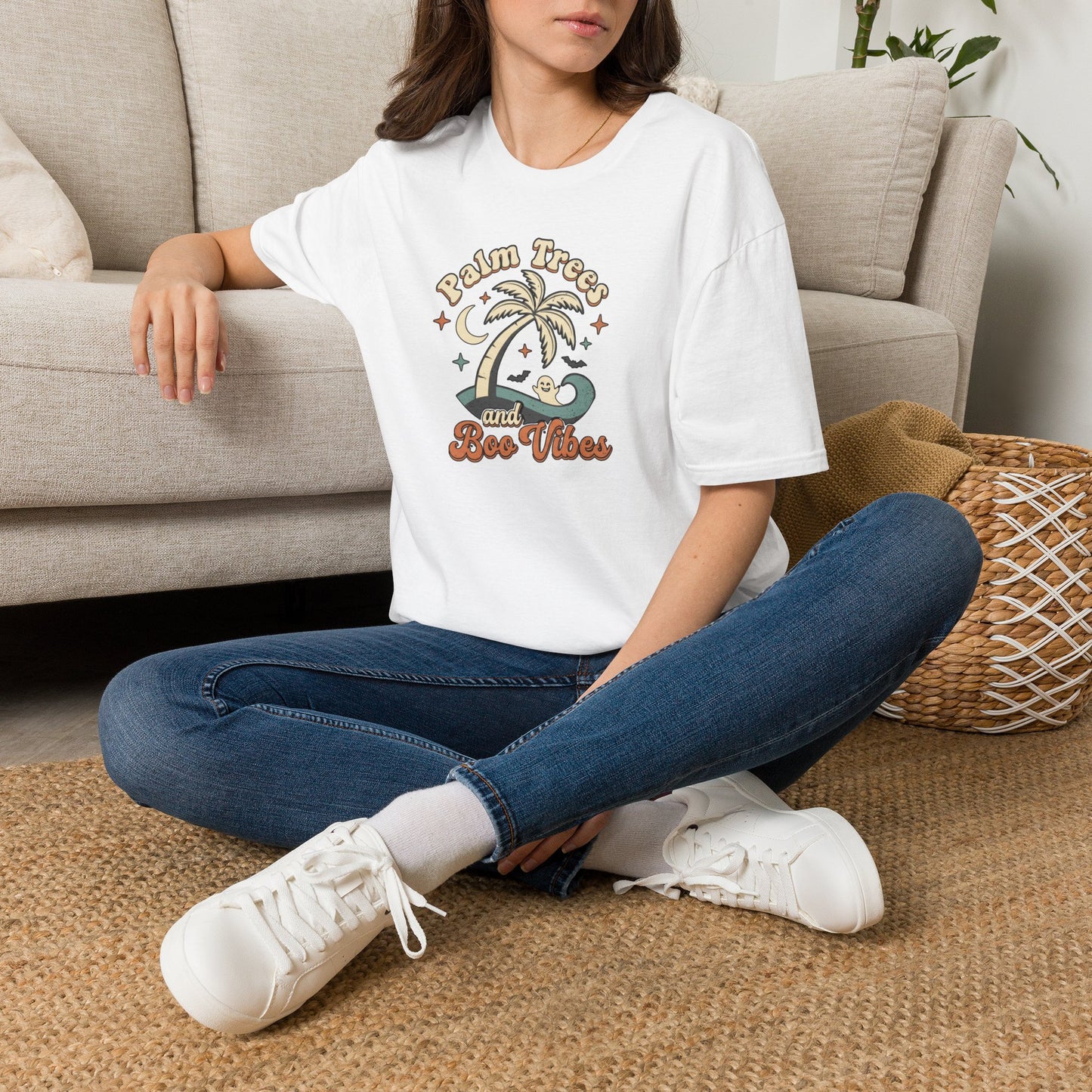 PALM TREE BOO TEE