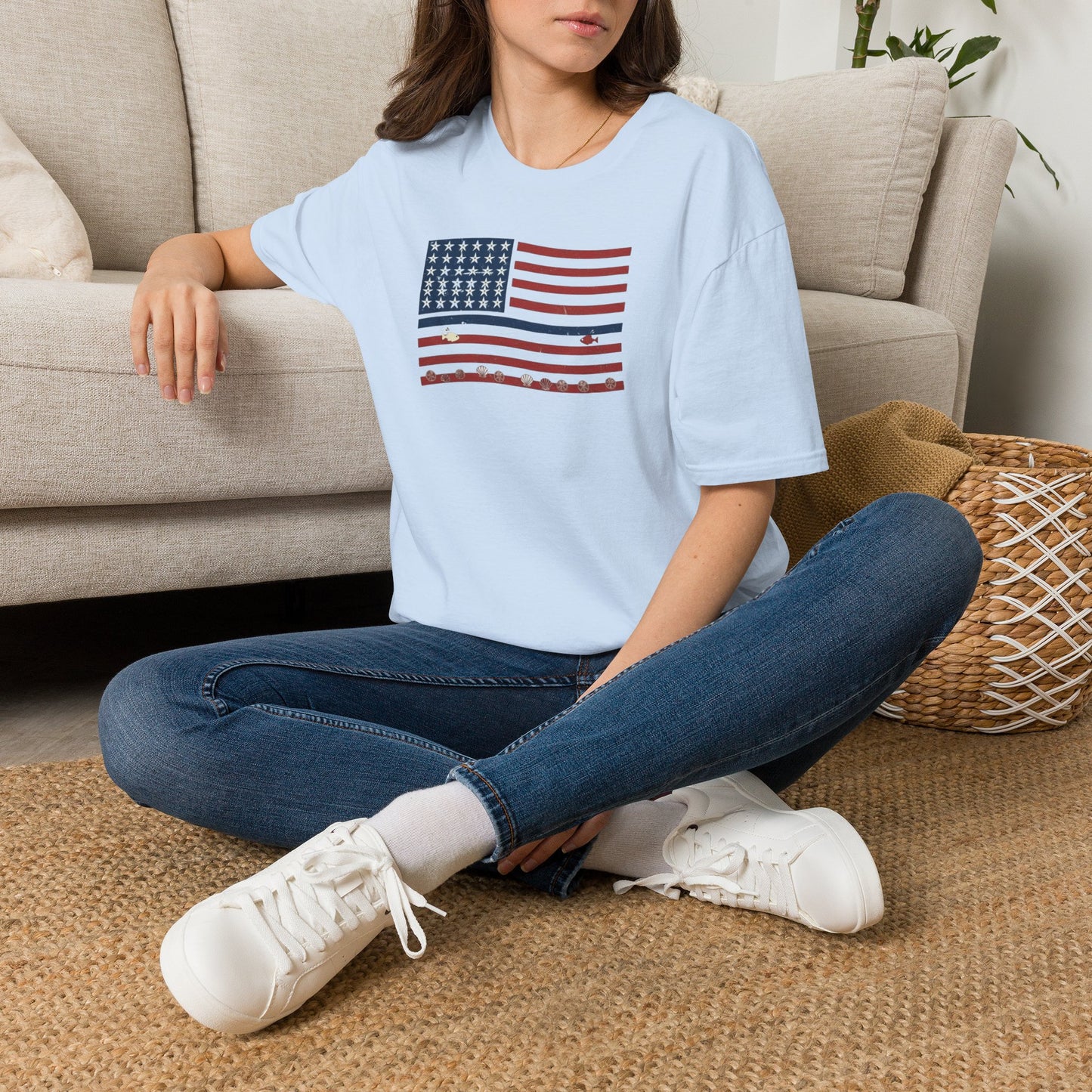 STAR SPANGLED SHORE TEE