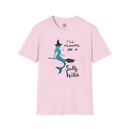 I’ll Always Be a Salty Witch T-Shirt | Coastal Halloween Mermaid Te