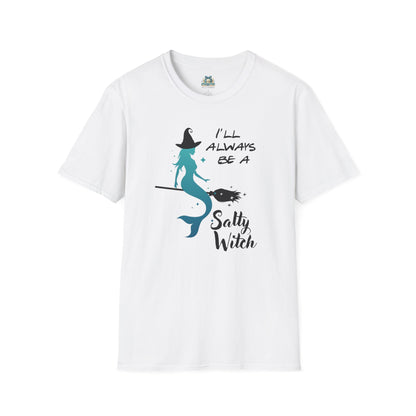 I’ll Always Be a Salty Witch T-Shirt | Coastal Halloween Mermaid Te