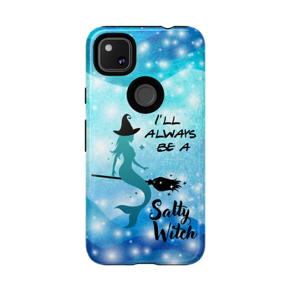 Protect your Google Pixel 2 xl with this Salty Witch Mermaid case. Dual layer, glossy finish, wireless charging ready. Fits many Pixel models.