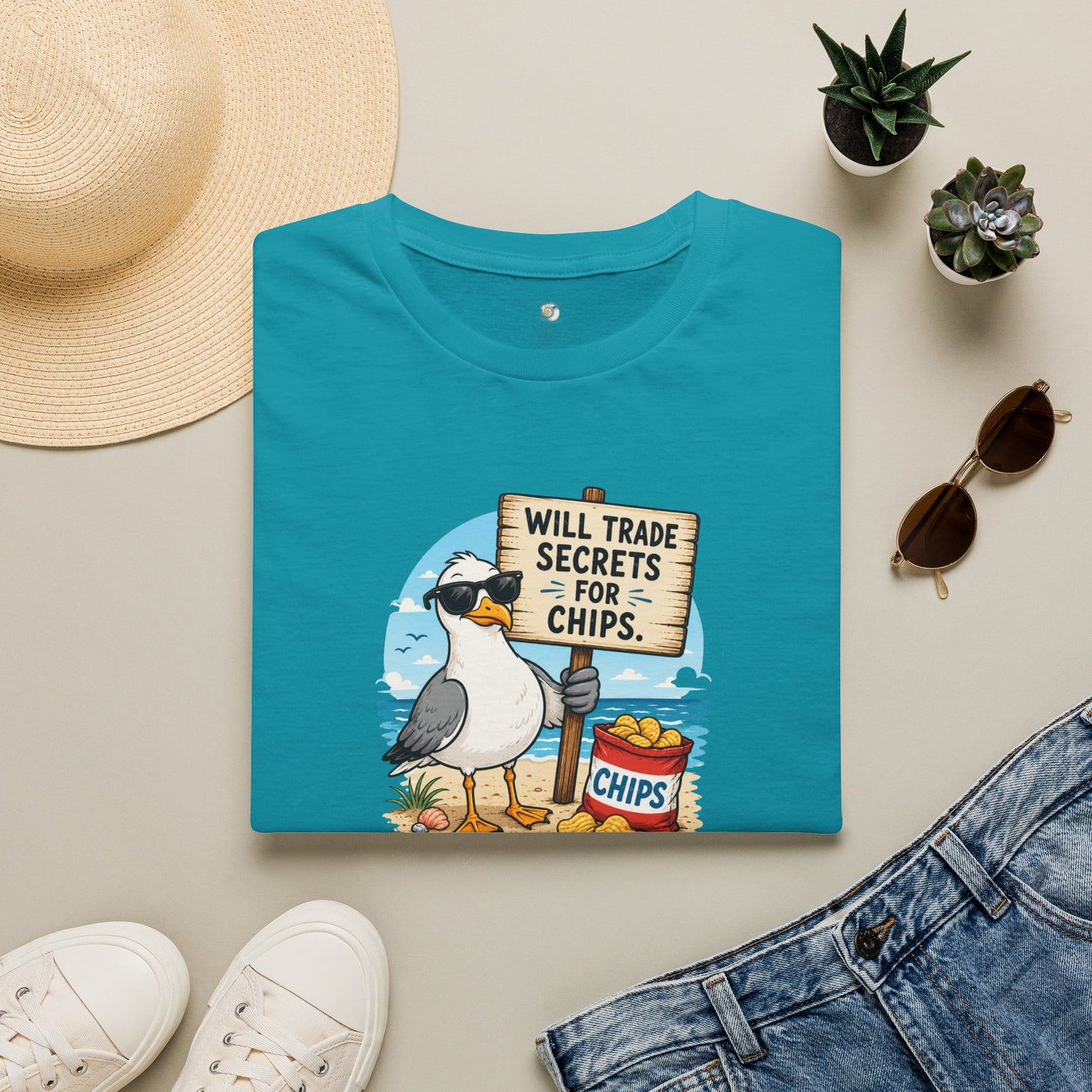 TRADING SECRETS 4 CHIPS TEE