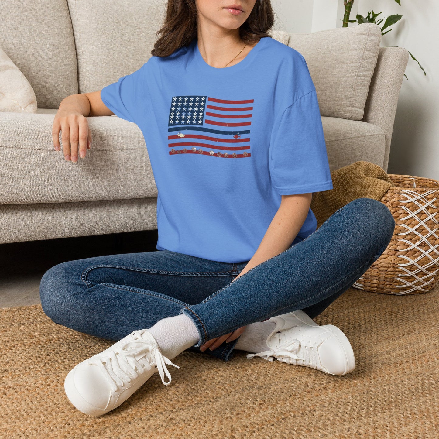 STAR SPANGLED SHORE TEE