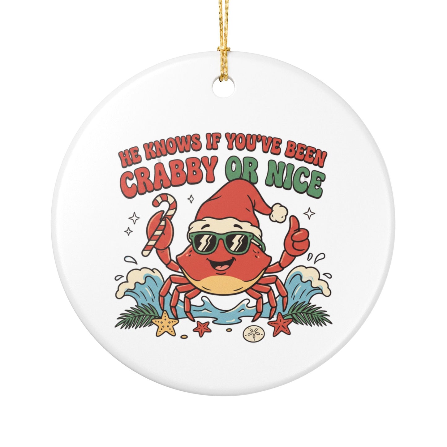 CRABBY OR NICE ORNAMENT