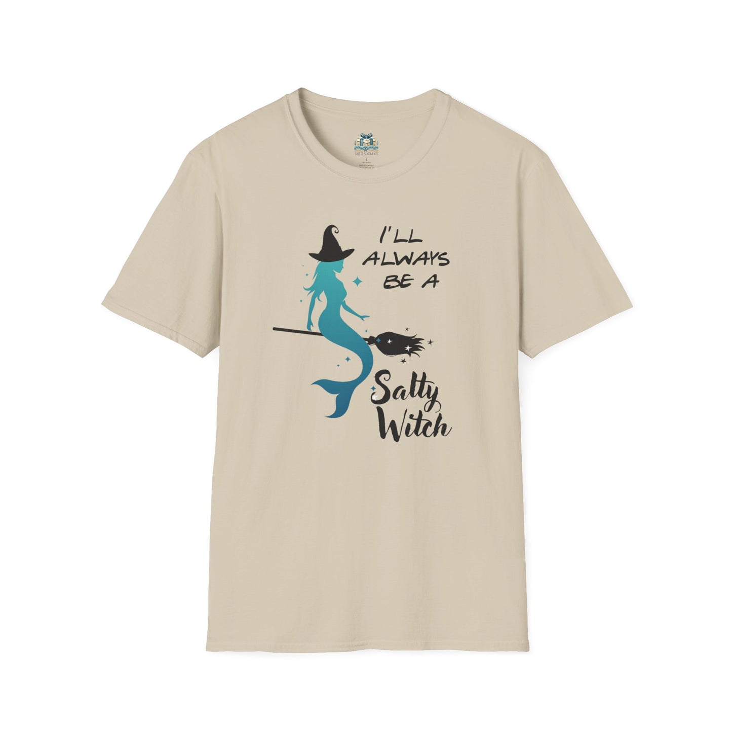 I’ll Always Be a Salty Witch T-Shirt | Coastal Halloween Mermaid Te