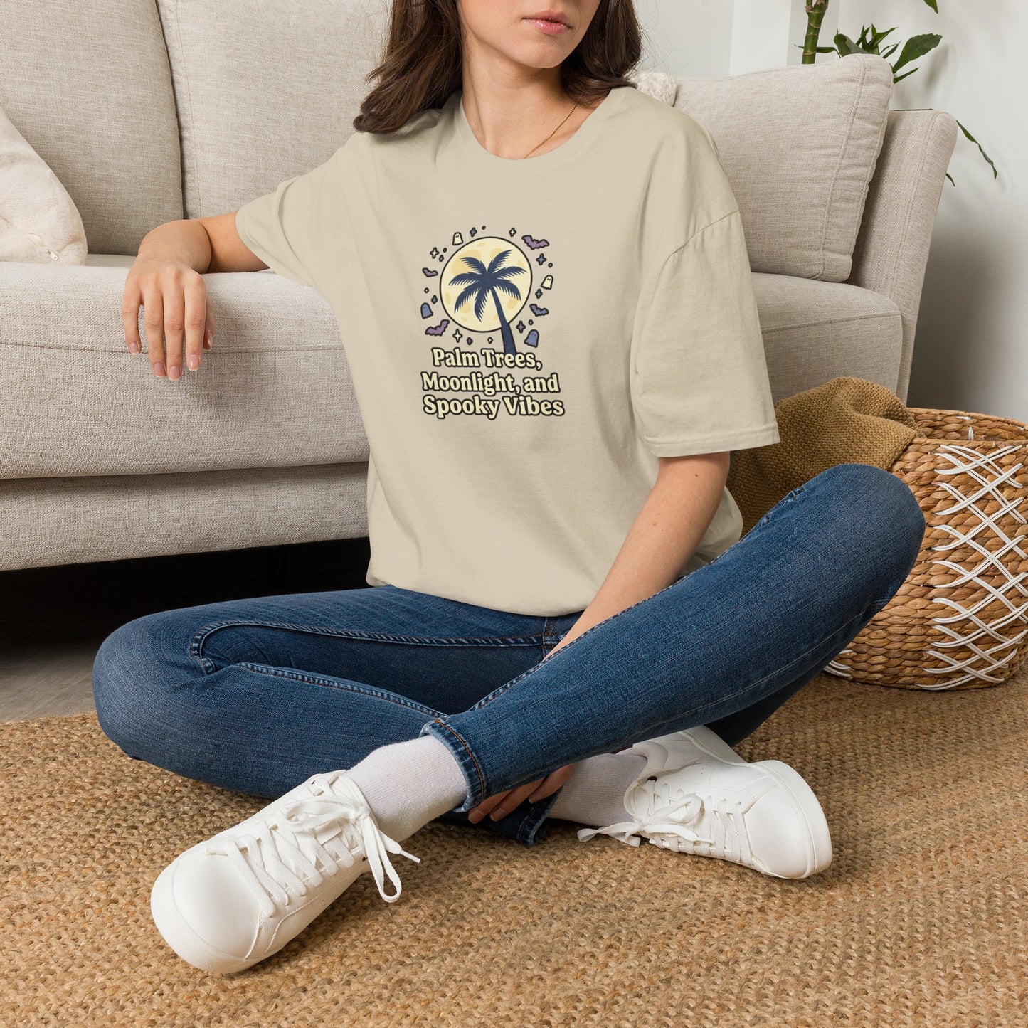 PALM TREES, MOONLIGHT & SPOOKY VIBES TEE