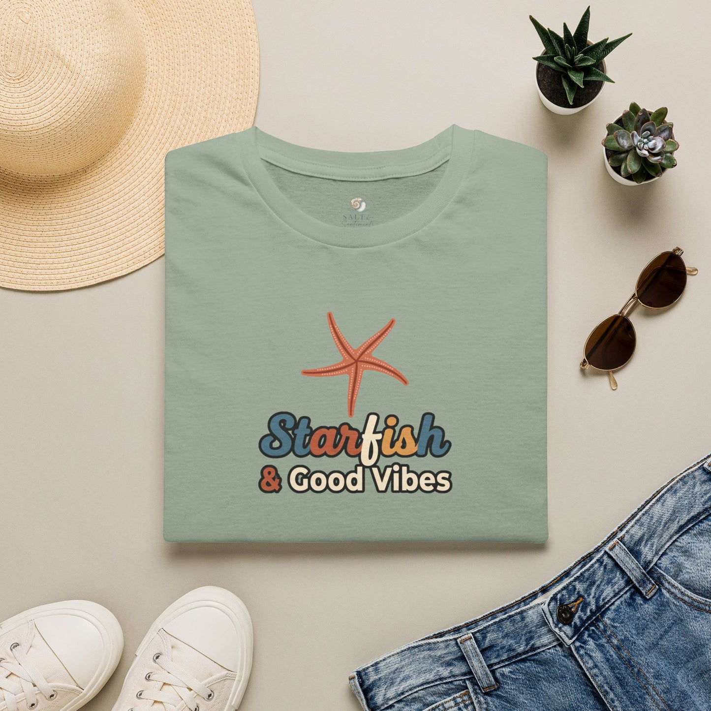 STARFISH & GOOD VIBES TEE
