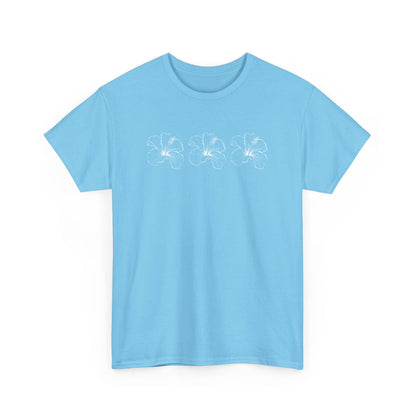 Boho Bloom Unisex Cotton Tee – Beachy Vibe in 16 Color