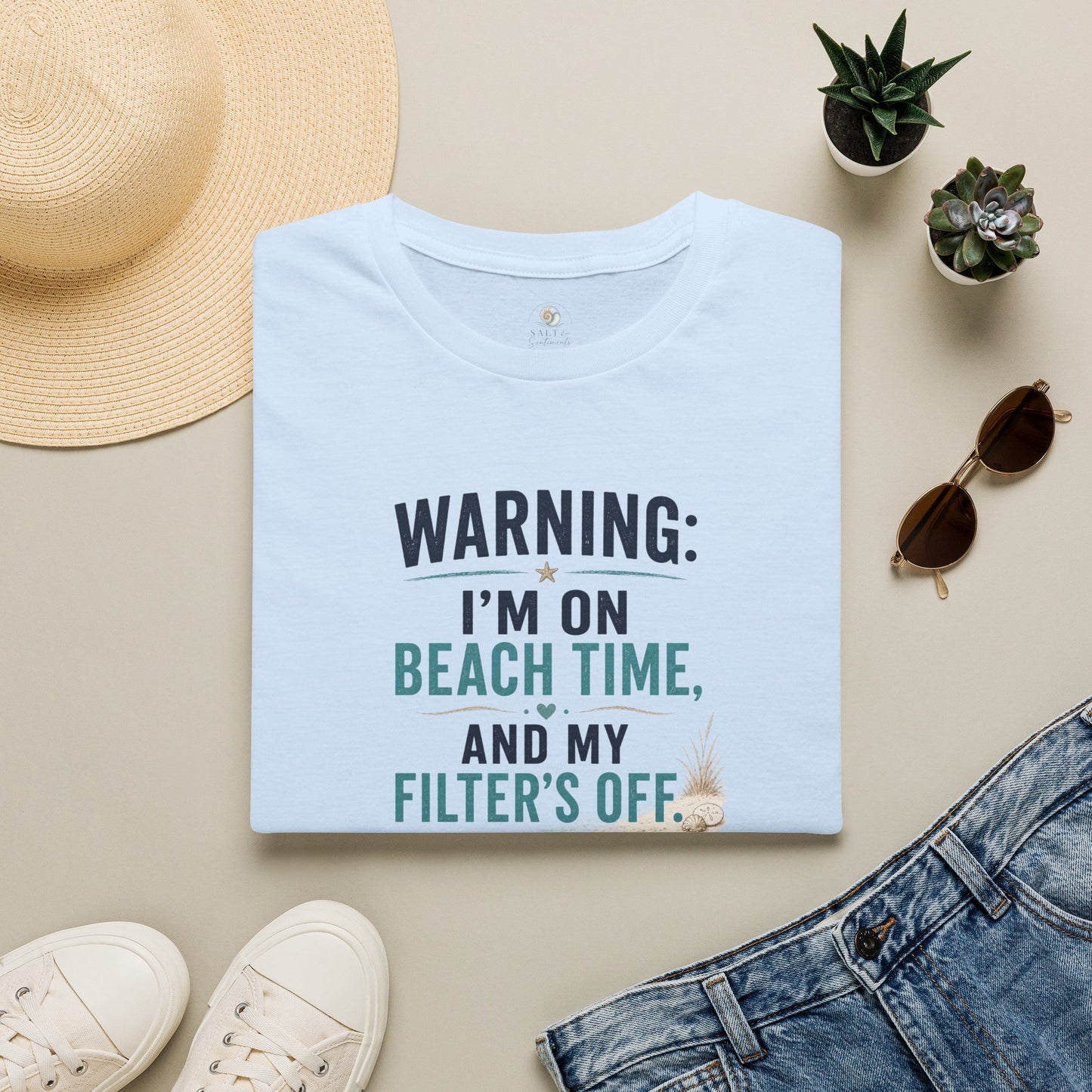 BEACH TIME FILTER'S OFF TEE