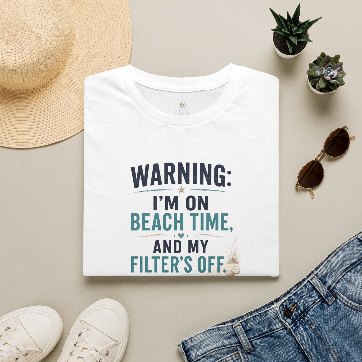 BEACH TIME FILTER'S OFF TEE