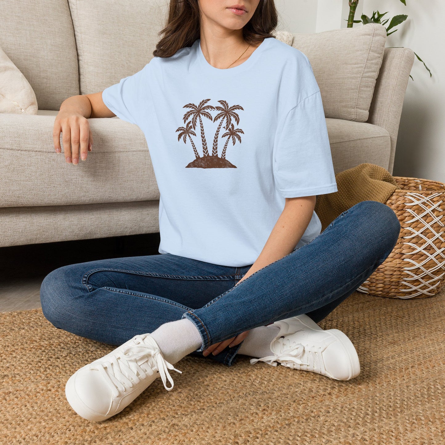 ISLAND PALM TREES TEE