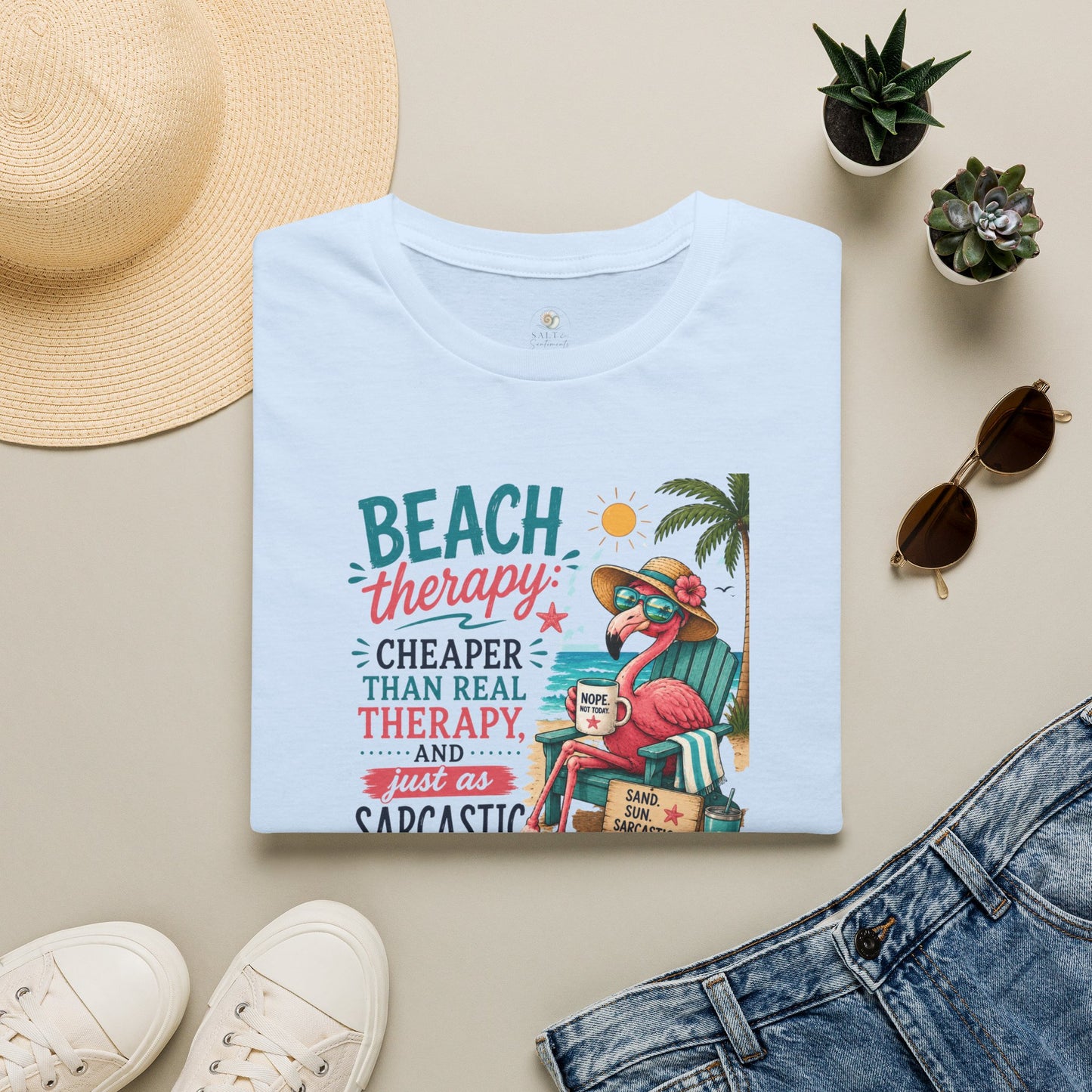 BEACH THERAPY TEE