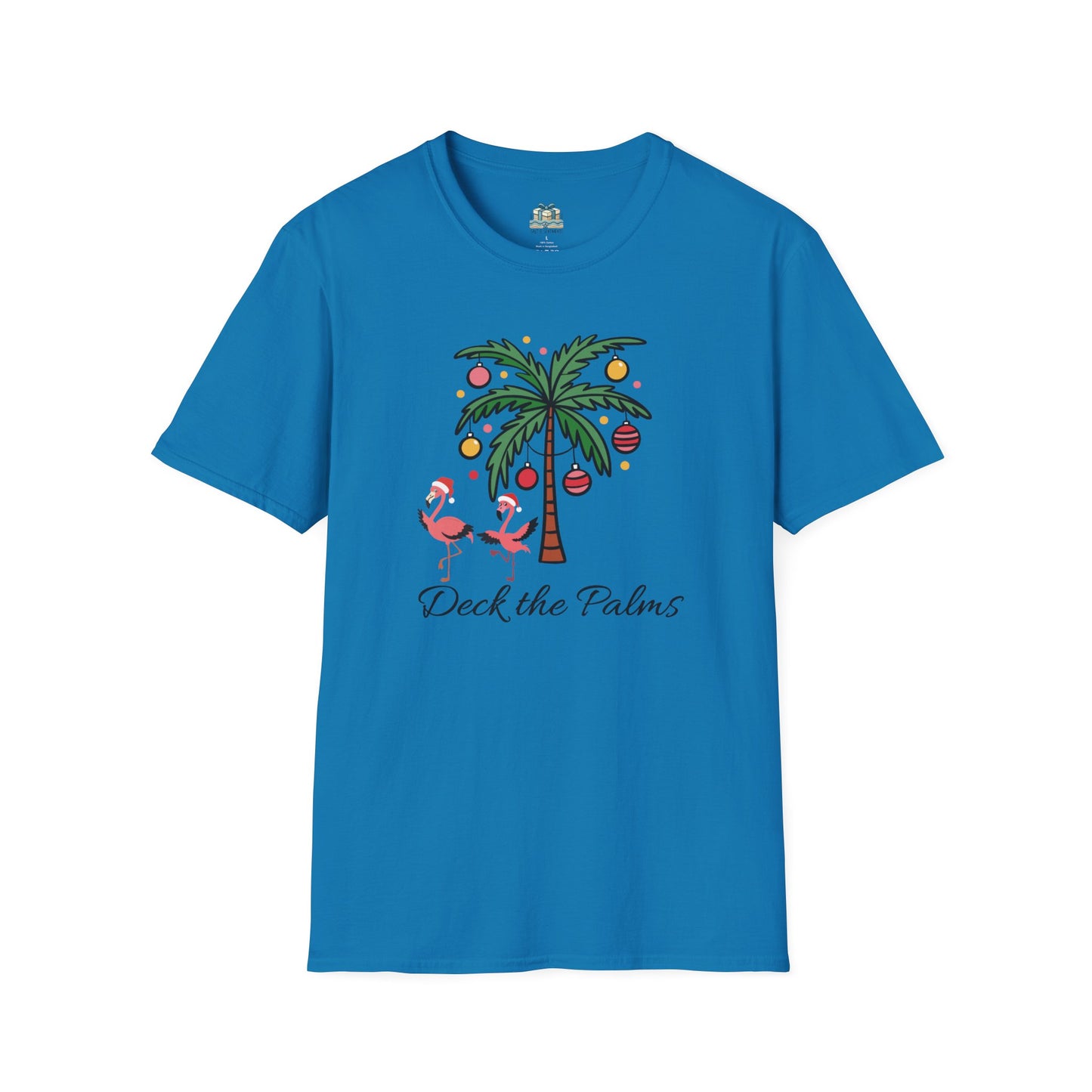Deck the Palms Coastal Christmas T-Shirt