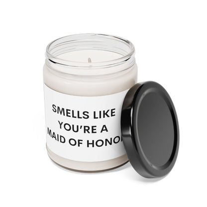 Maid of Honor wedding keepsake candle