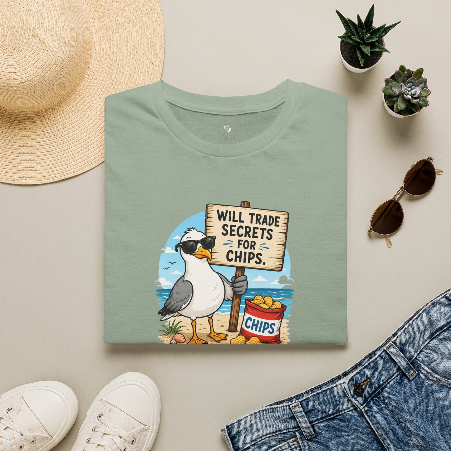 TRADING SECRETS 4 CHIPS TEE