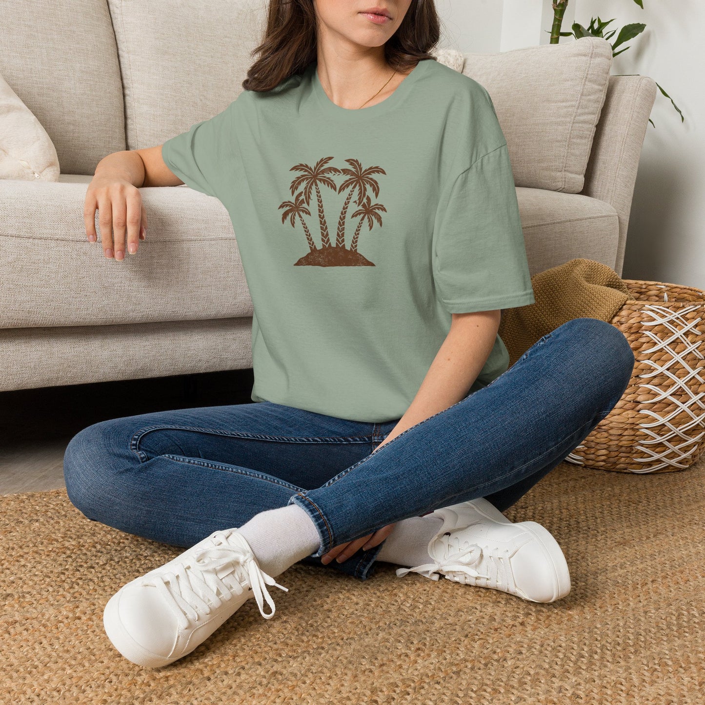 ISLAND PALM TREES TEE