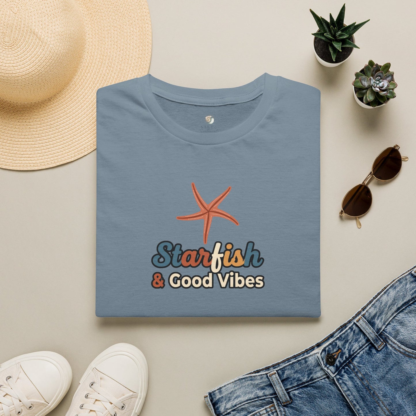 STARFISH & GOOD VIBES TEE