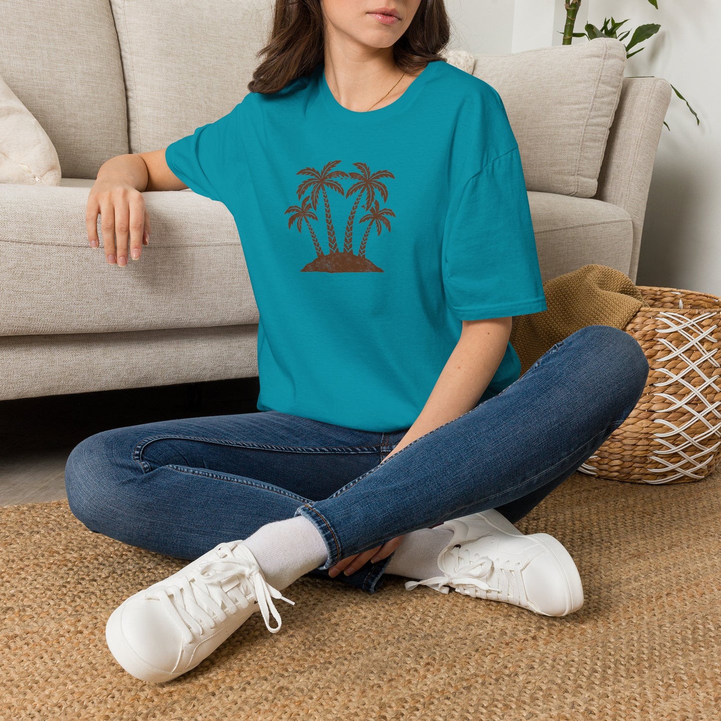 ISLAND PALM TREES TEE