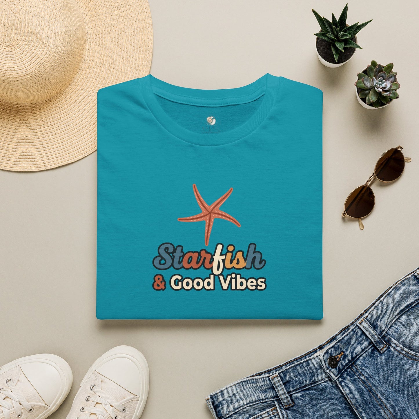 STARFISH & GOOD VIBES TEE