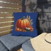 Fall Pumpkin Throw Pillow – Autumn Harvest Decorative Cushion for Cozy Seasonal Decor