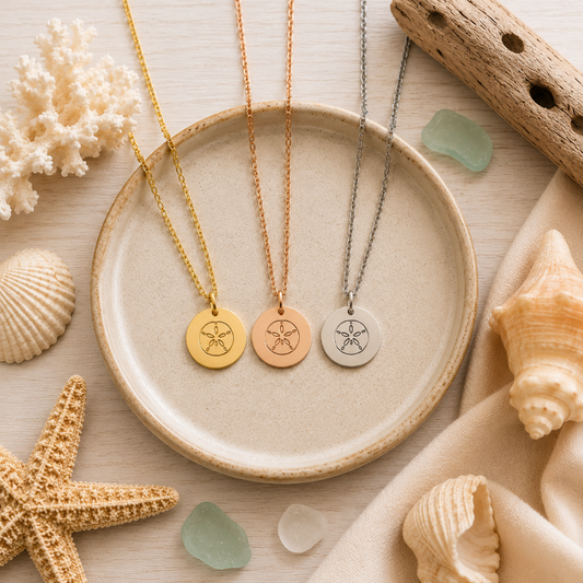COASTAL SAND DOLLAR NECKLACE