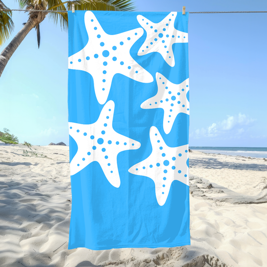BLUE STARFISH LUXURY TOWEL