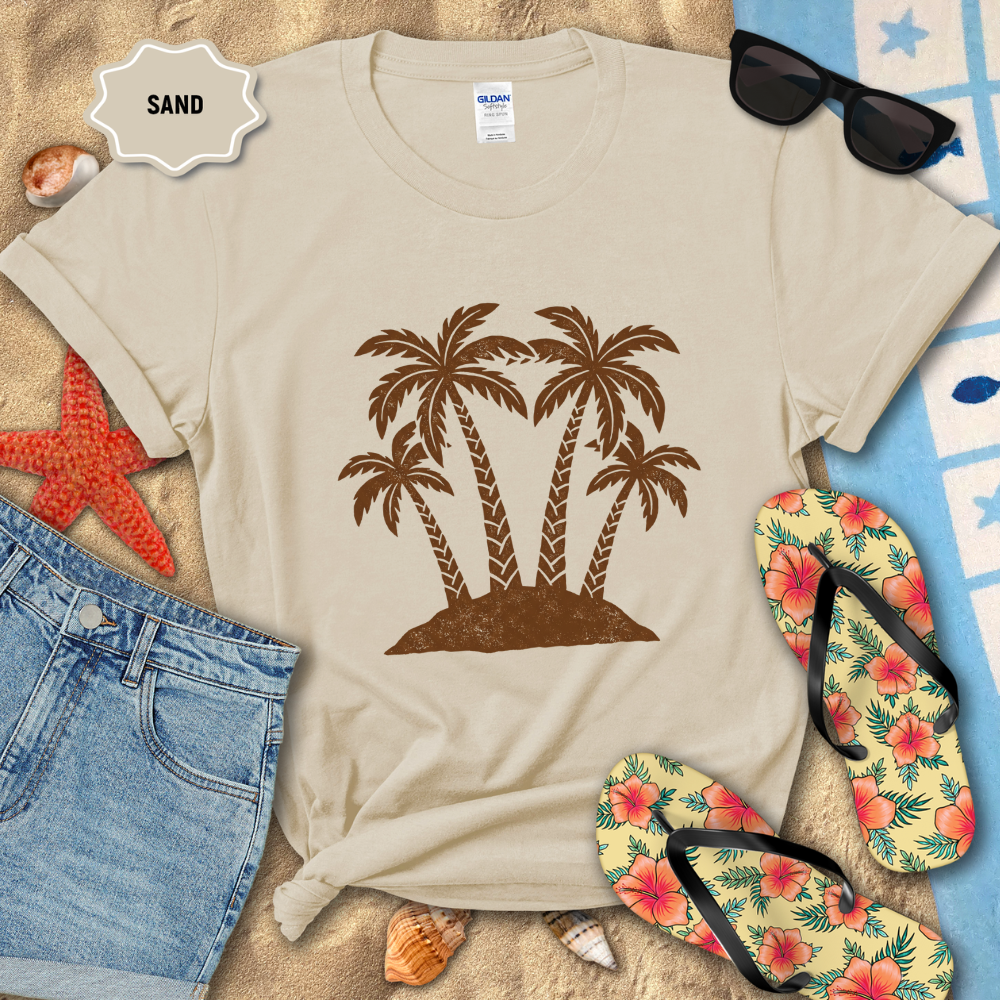 ISLAND PALM TREES TEE