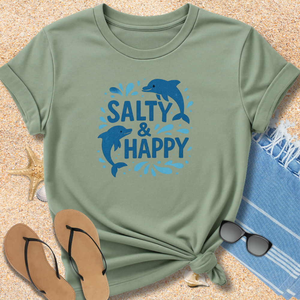 SALTY & HAPPY TEE