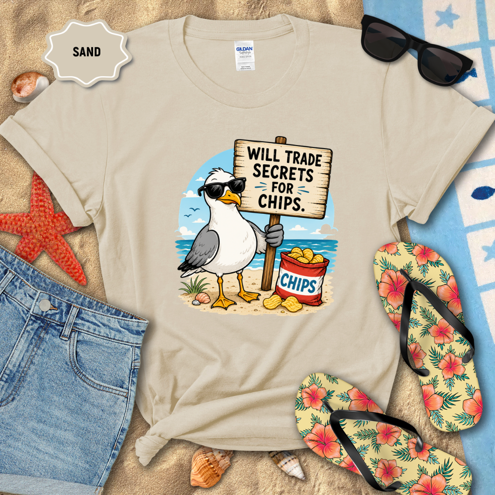 TRADING SECRETS 4 CHIPS TEE