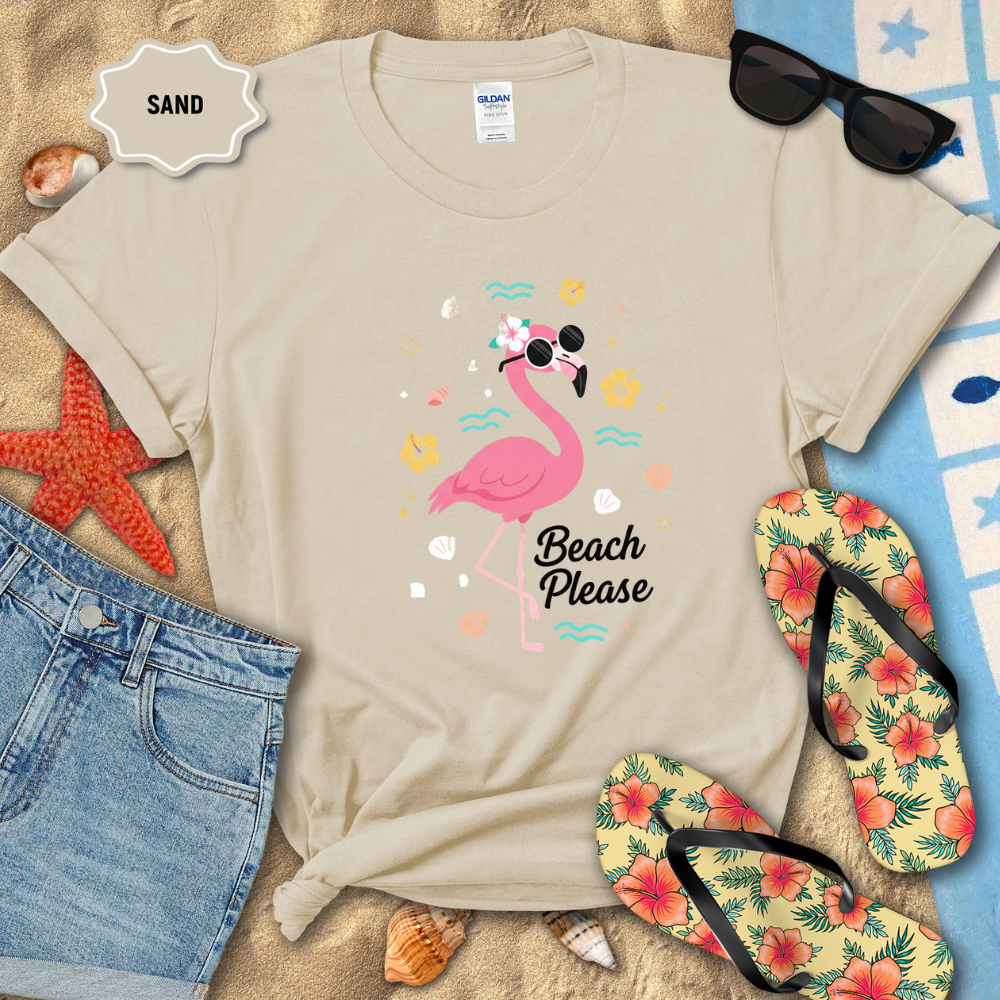 FLAMINGO BEACH PLEASE TEE