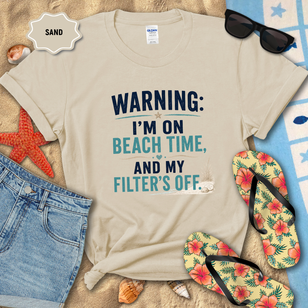 BEACH TIME FILTER'S OFF TEE