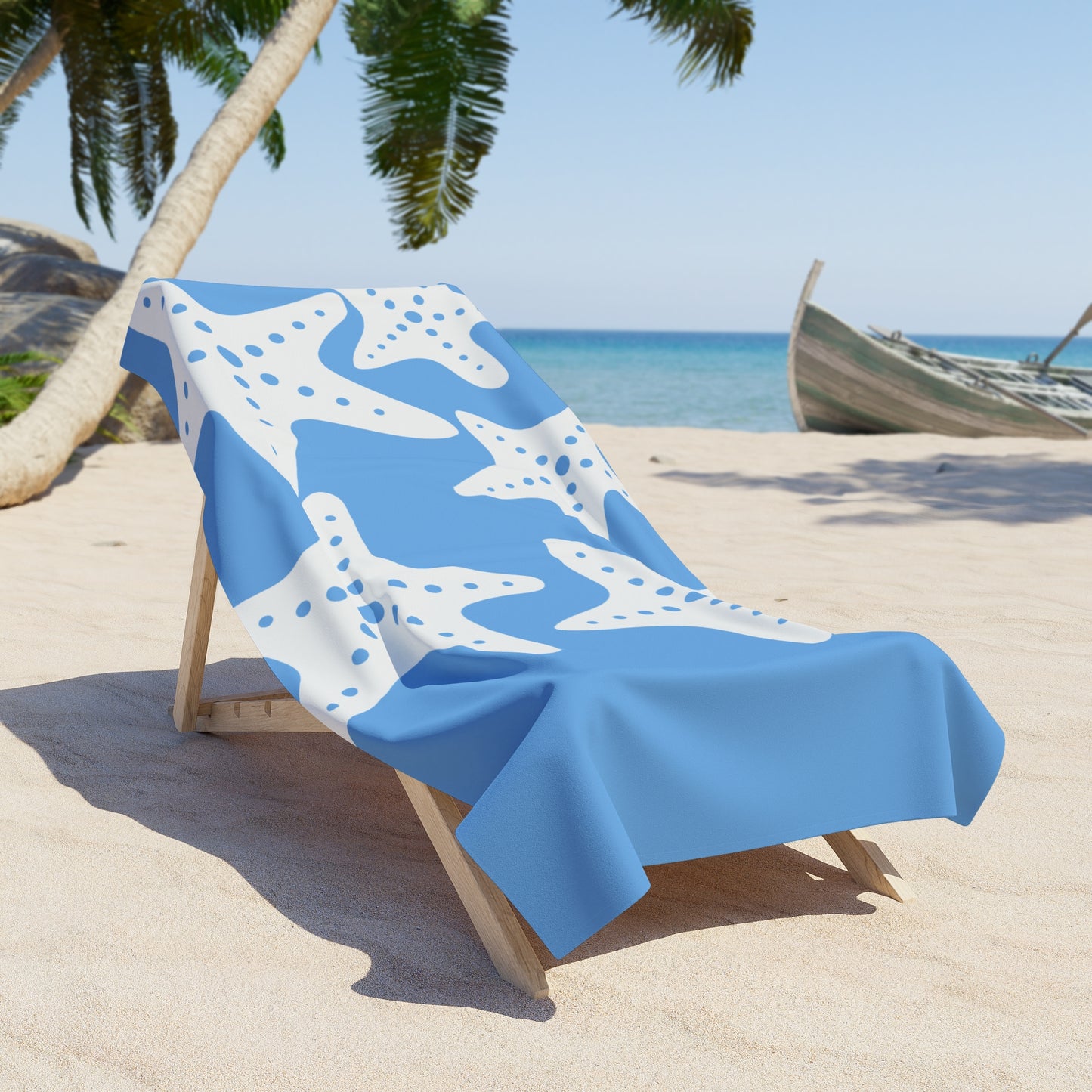 BLUE STARFISH LUXURY TOWEL
