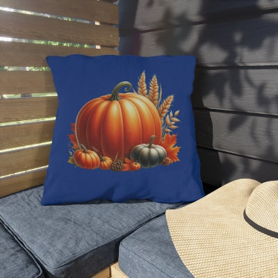 Fall Pumpkin Throw Pillow – Autumn Harvest Decorative Cushion for Cozy Seasonal Decor