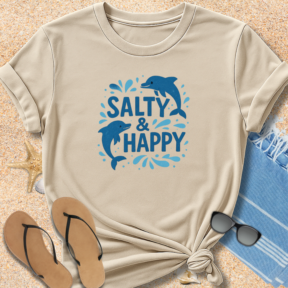 SALTY & HAPPY TEE
